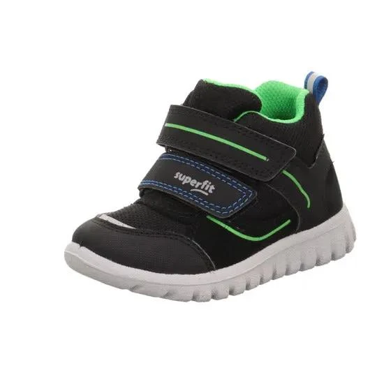 SUPERFIT GORE-TEX Knöchelschuh SPORT7 MINI 6189-00 schwarz - grün