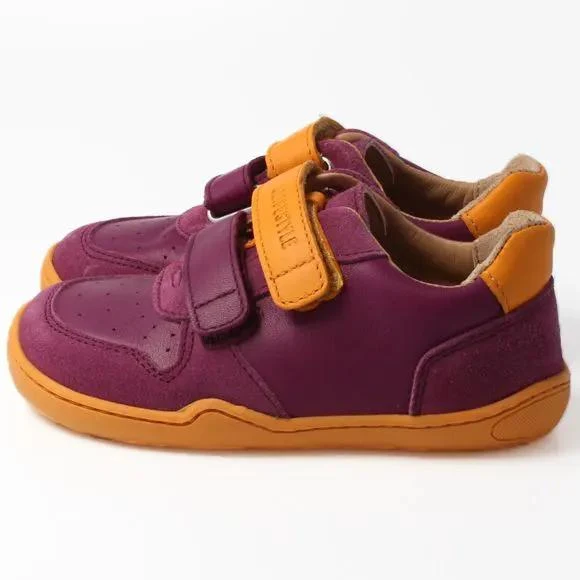 bLIFESTYLE Barfußschuh Halbschuh ANURA - lila- orange