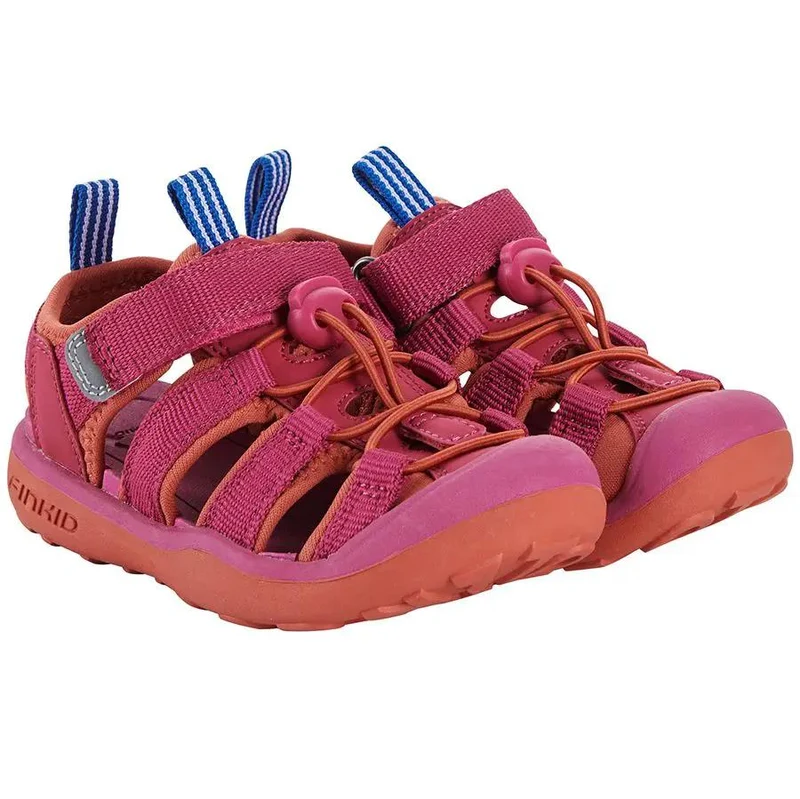 FINKID Halbsandale PELTO 7332046 - fuchsia - rotorange