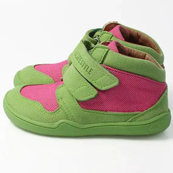 bLIFESTYLE Barfußschuh Knöchelschuh LUCHS - apfel - pink