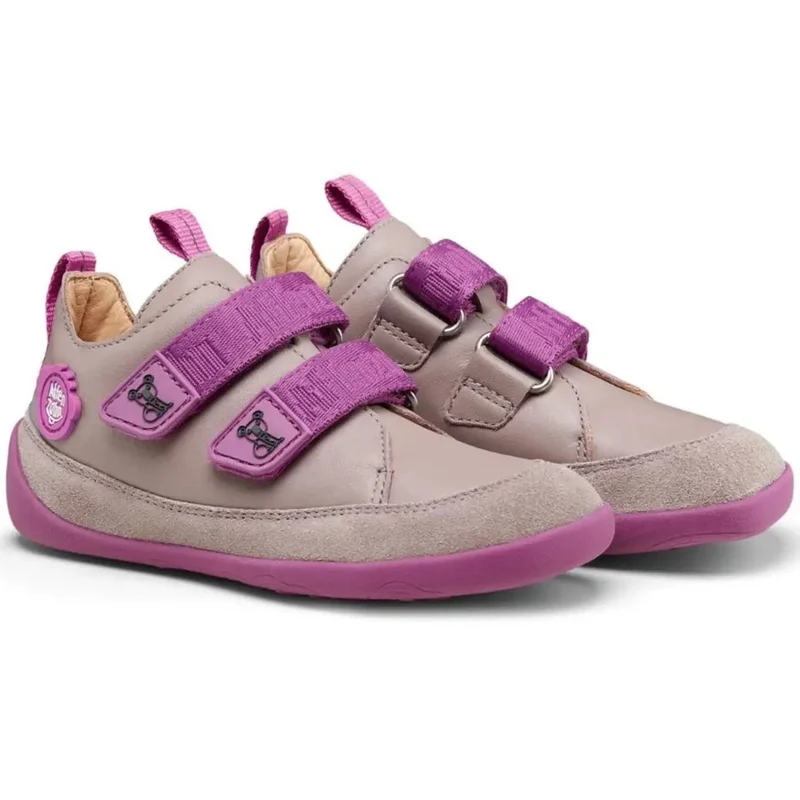 AFFENZAHN Barfuß Halbschuh BUDDY KOALA II - taupe / violet