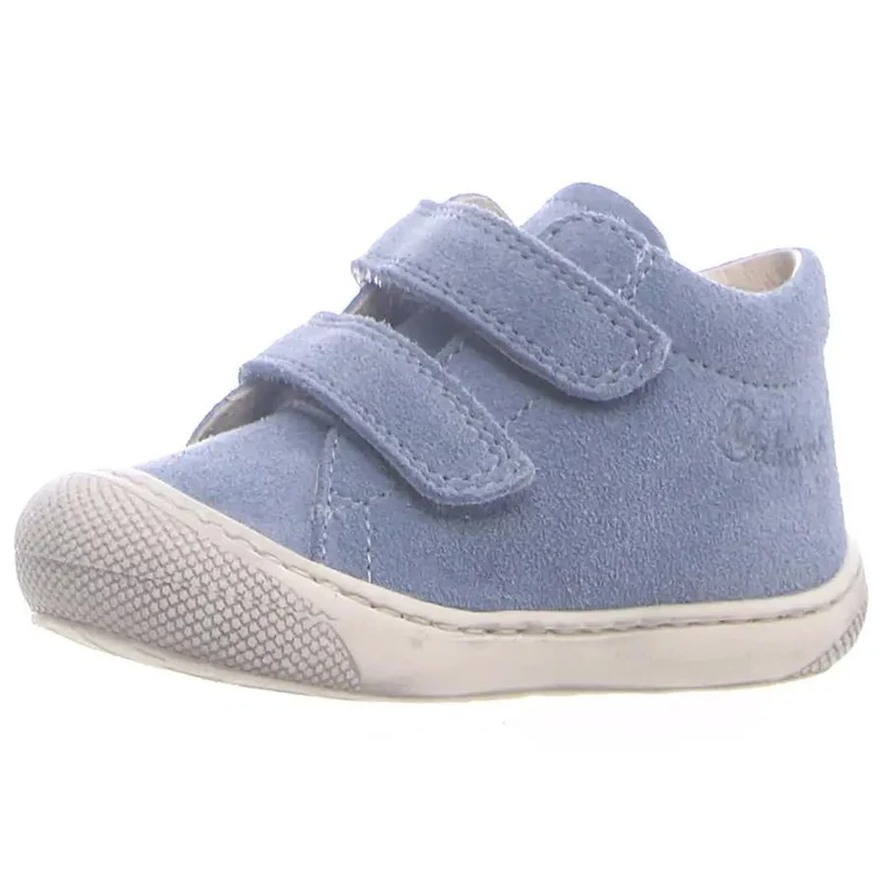 NATURINO Halbschuh COCOON - himmelblau - Velour