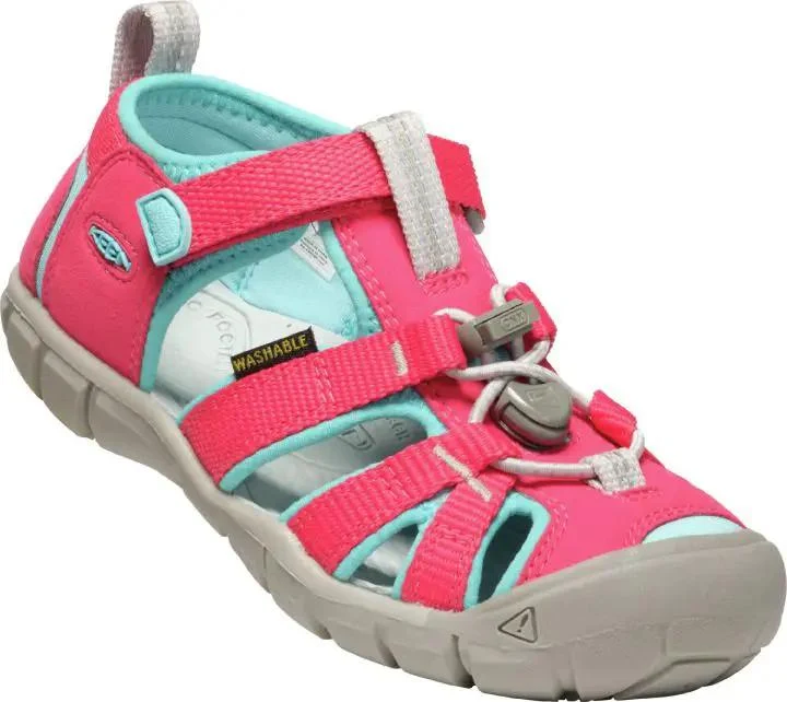 KEEN Halbsandale SEACAMP II CNX - melone - aqua - grau