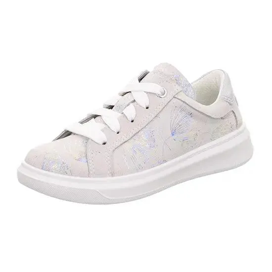 SUPERFIT Halbschuh COSMO 6462-101 weißgrau - Pusteblume