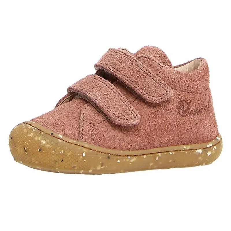 NATURINO Halbschuh COCOON - altrosa - Velour - dunkle Sohle