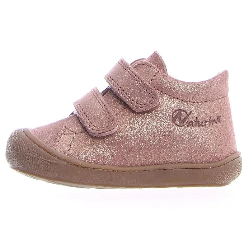 NATURINO Halbschuh COCOON - altrosa / Goldflitter