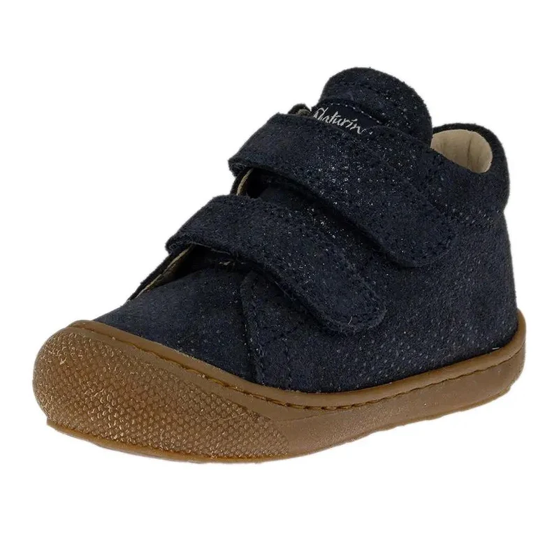 NATURINO Halbschuh COCOON - navy - Glitzer