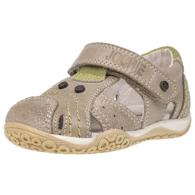JOCHIE FREAKS Halbsandale 10070 - beige - lindgrün