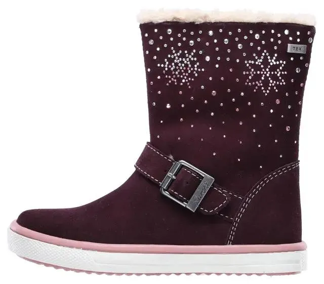 LURCHI TEX Stiefel SAVI 13697-23 - burgund - Pailletten