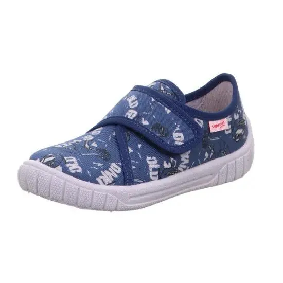 SUPERFIT Hausschuh BILL 279-803 - blau - Dinosaurier