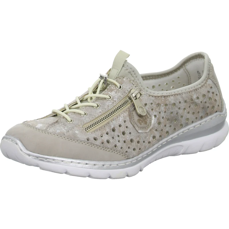 Rieker Slipper/Kletthalbschuh luftdurchlässig (durchbrochenes/geflochtenes Obermaterial)