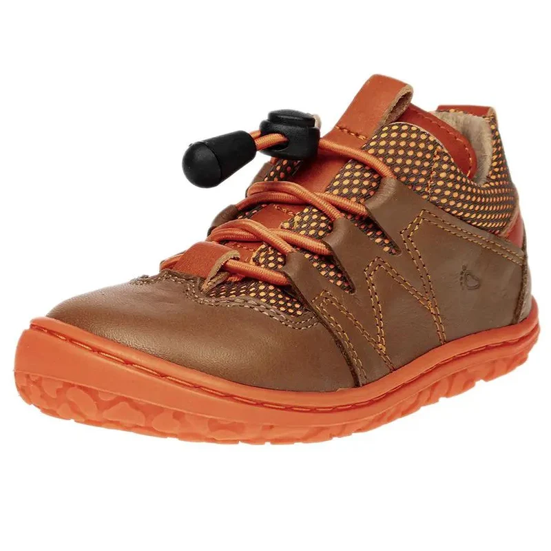 LURCHI Barfuß Halbschuh NISO 50016-09 - braun - orange