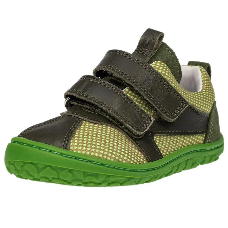 LURCHI Barfuß Halbschuh NEVIO 50001-26 - oliv - neongrün