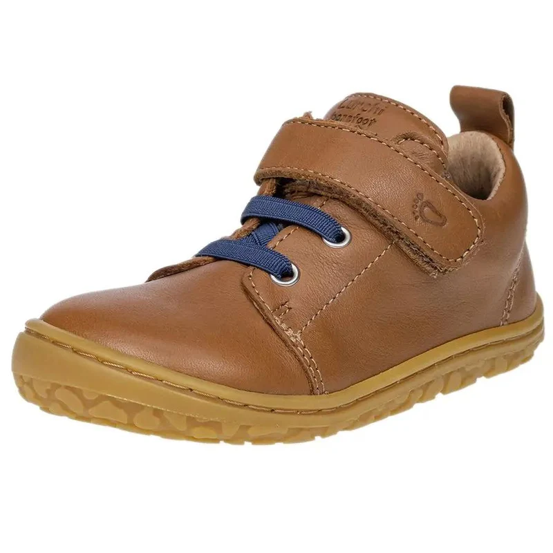 LURCHI Barfuß Halbschuh NAEL 50017-04 - braun - blau