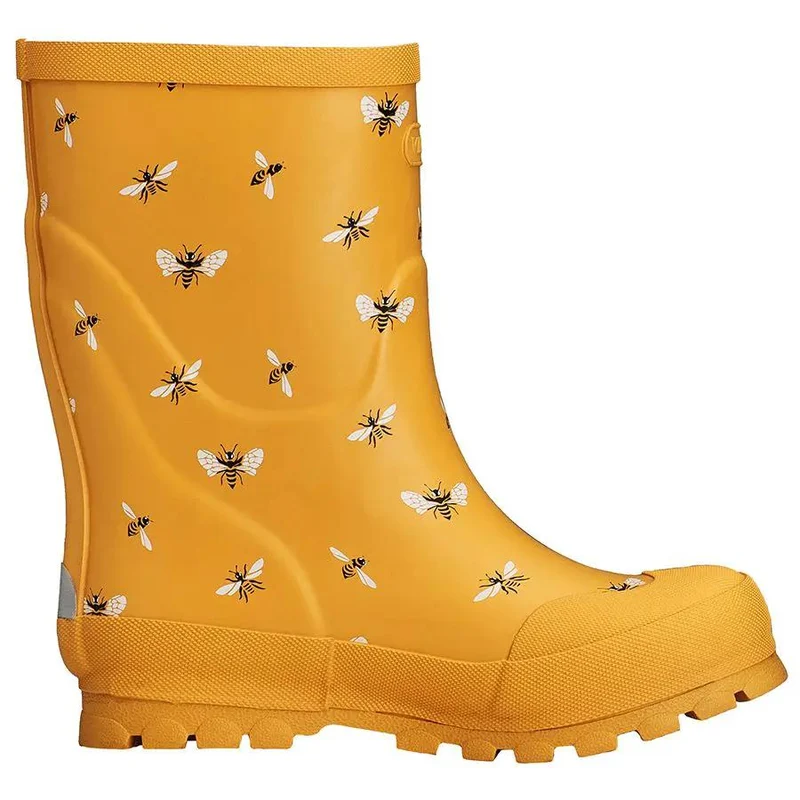 VIKING Gummistiefel JOLLY PRINT - curry - Bienchen