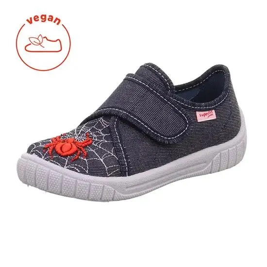 SUPERFIT Hausschuh BILL 271-81 - dark denim - rot - Spinne