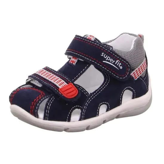 SUPERFIT Halbsandale FREDDY 140-81 - navy - rot