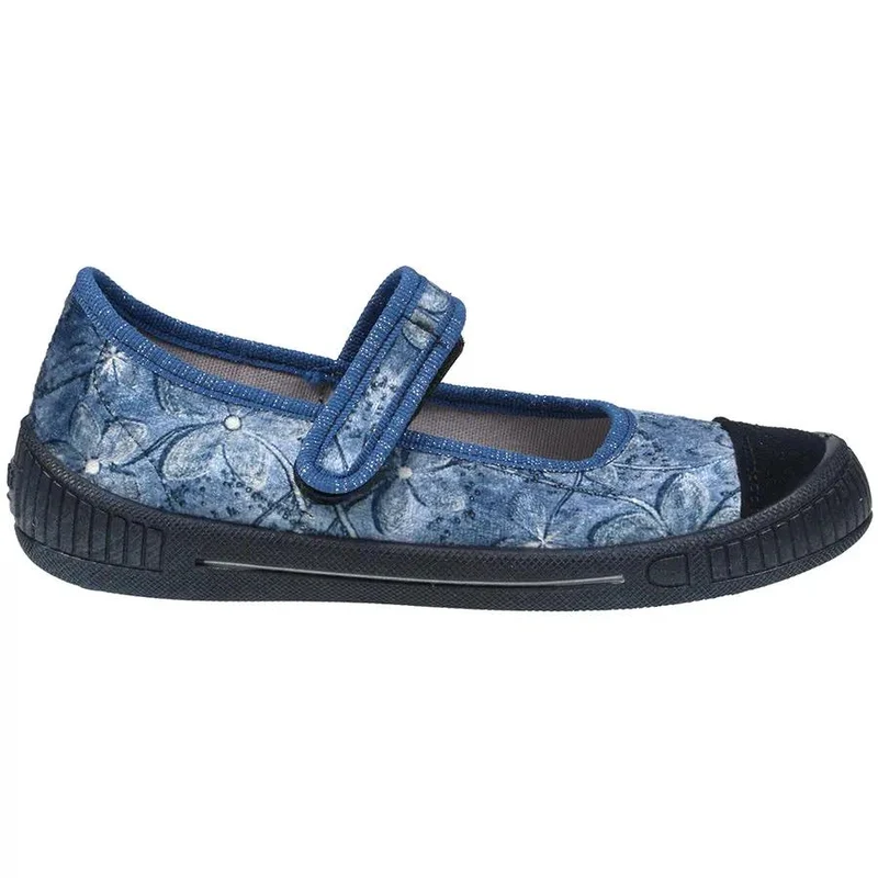 SUPERFIT Hausschuh BELLA 261-80 - blau - Samt