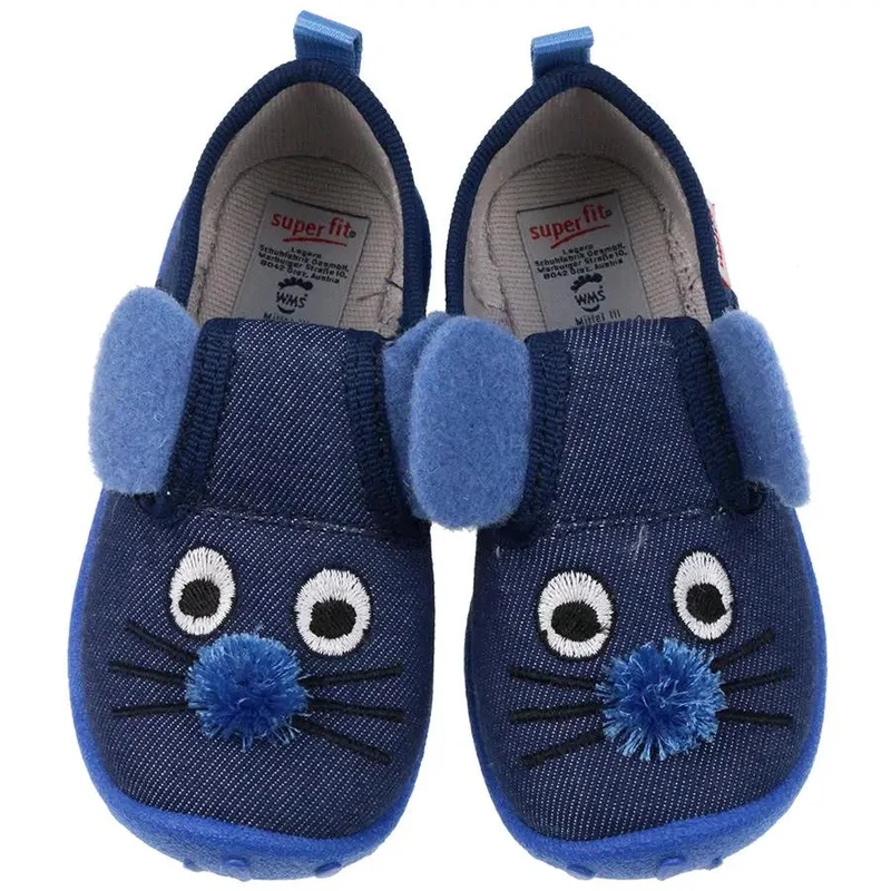 SUPERFIT Hausschuh SOTTY 9257-80 - dunkelblau - Maus