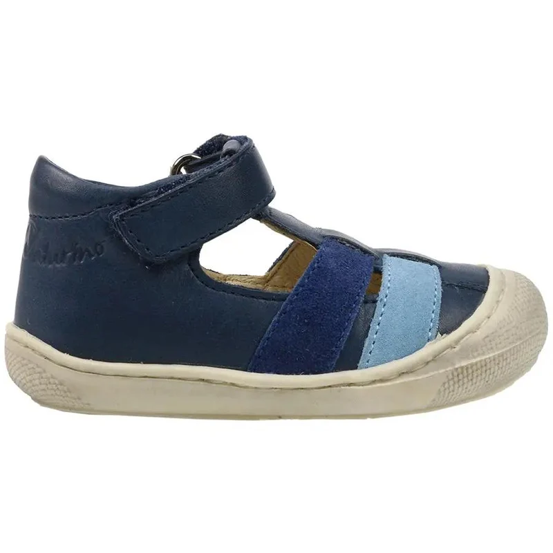 NATURINO Halbsandale COMFY - navy - hellblau