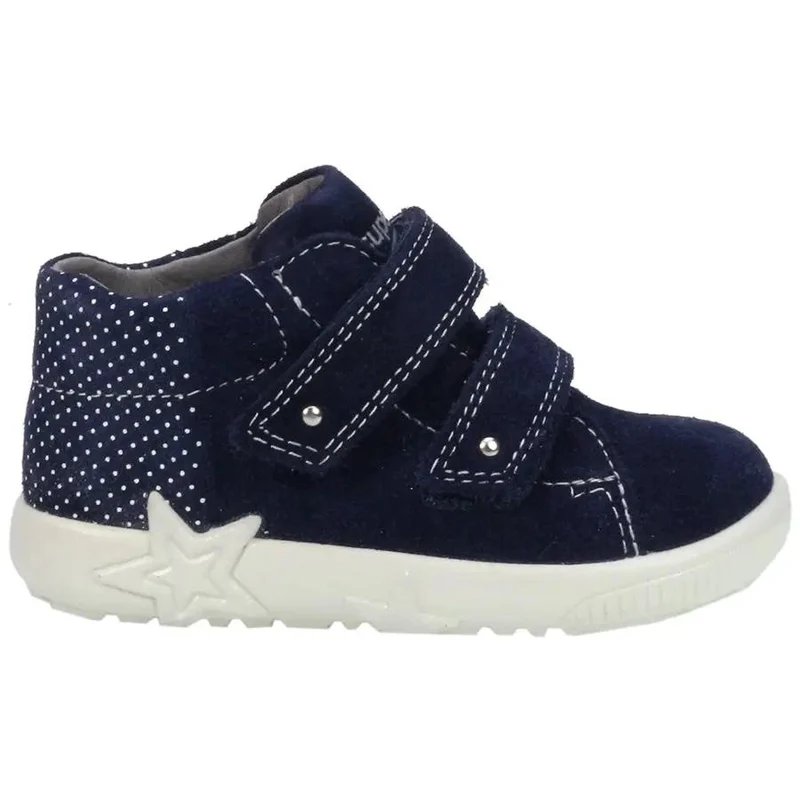 SUPERFIT Knöchelschuh 436-80 - navy - Pünktchen