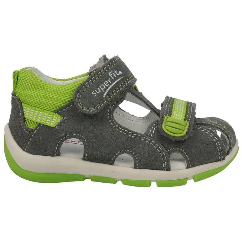 SUPERFIT Halbsandale FREDDY 140-25 - grau - lemone