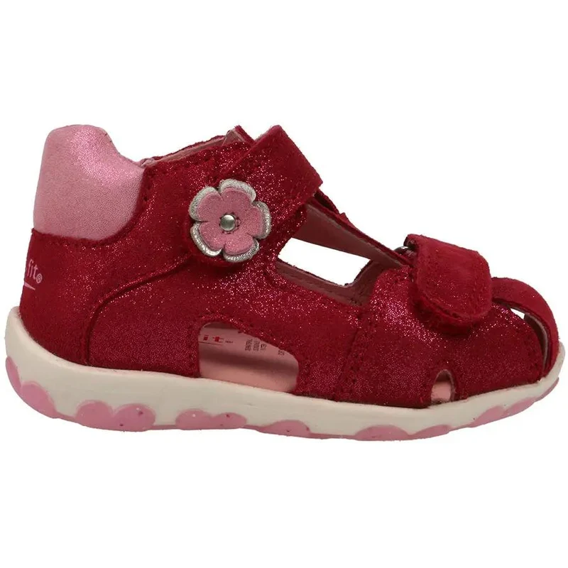 SUPERFIT Halbsandale FANNI 040-50 - beere - rosa - Glitzer