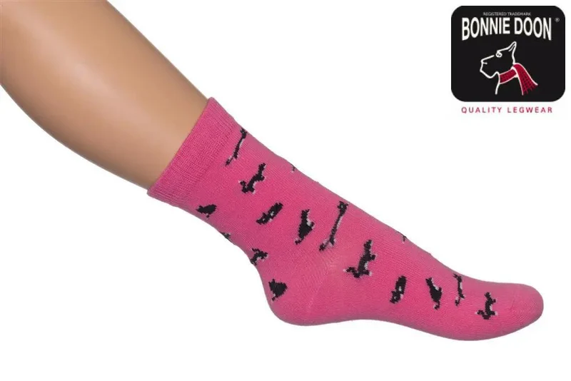 BONNIE DOON Pussy Cat Socken BN953117 - pink - Katze