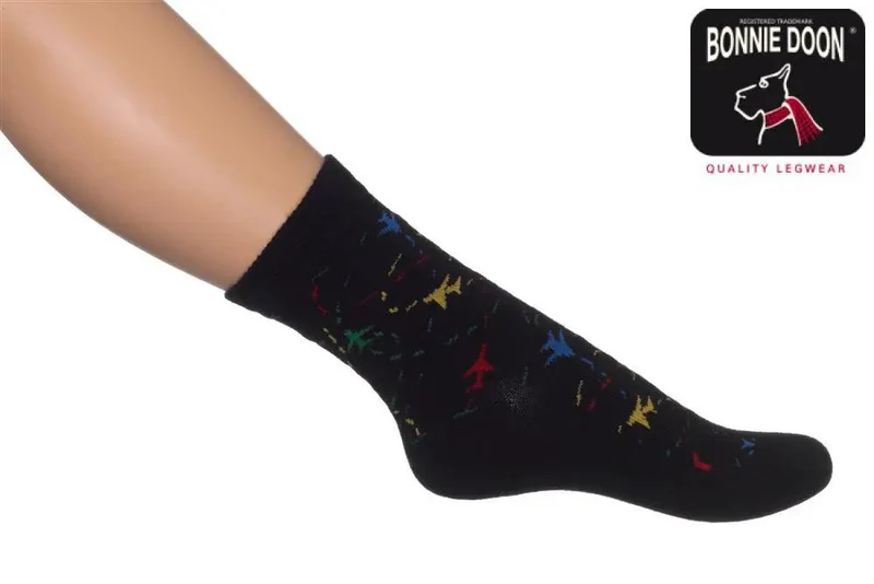 BONNIE DOON Flight Plan Socken BN953135 - schwarz - Flugzeuge