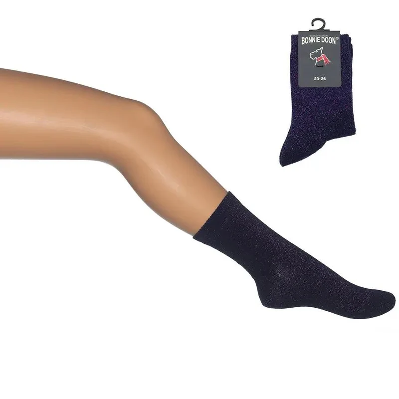 BONNIE DOON Socken BN253138 Sparkle Glitzer - navy - lila