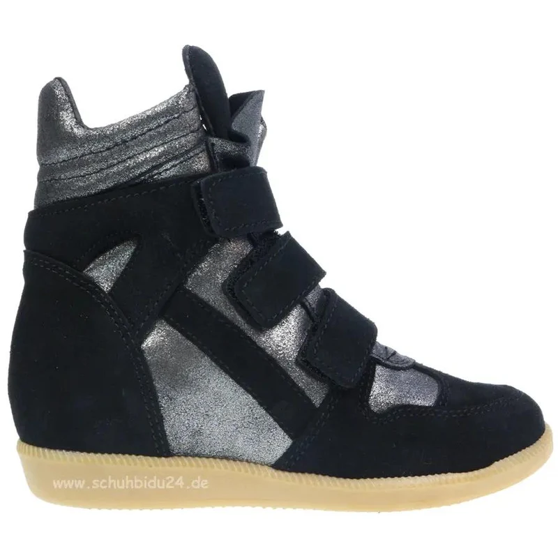 ACEBO´S 8007 Stiefelette - schwarz - silber-metallic