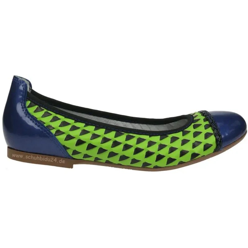 ACEBO'S Ballerina 7009 - metallic blau - neongrün