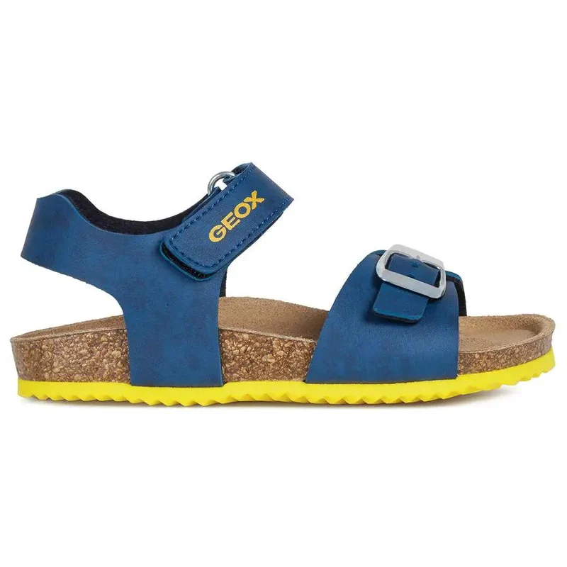 GEOX Sandale GHITA J028LB - blau - gelb