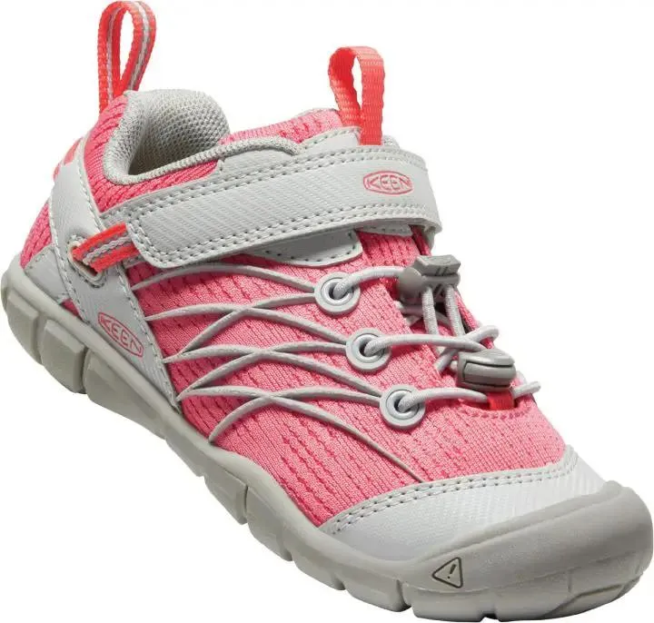 KEEN Halbschuh CHANDLER CNX - hellgrau - korallpink