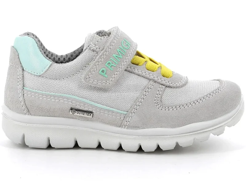 PRIMIGI GORE-TEX Halbschuh 73840-33 - perlgrau / mint / gelb