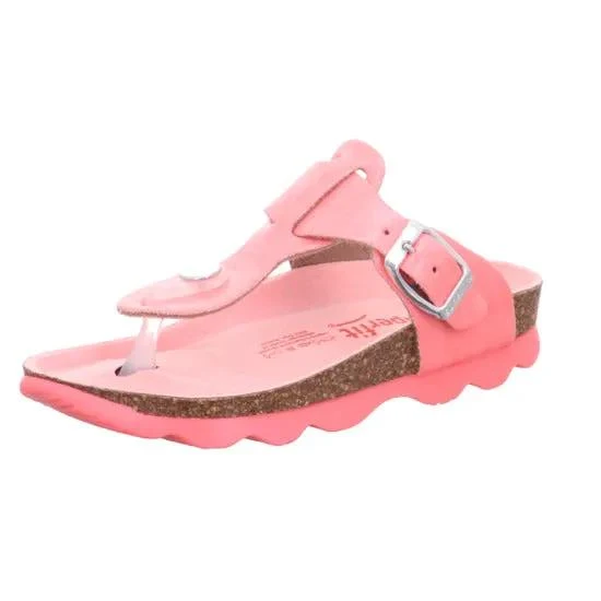 SUPERFIT Hausschuh Pantolette TECNO 125-50 - neonkoralle