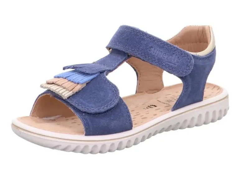 SUPERFIT Sandale SPARKLE 9007-80 - blau - gold