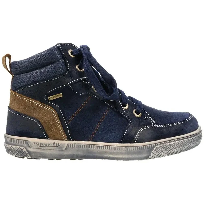 SUPERFIT GORE-TEX Knöchelschuh 201-80 - navy - braun