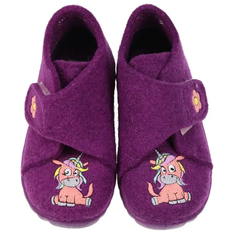 SUPERFIT Hausschuh HAPPY 290-90 - lila - Einhorn