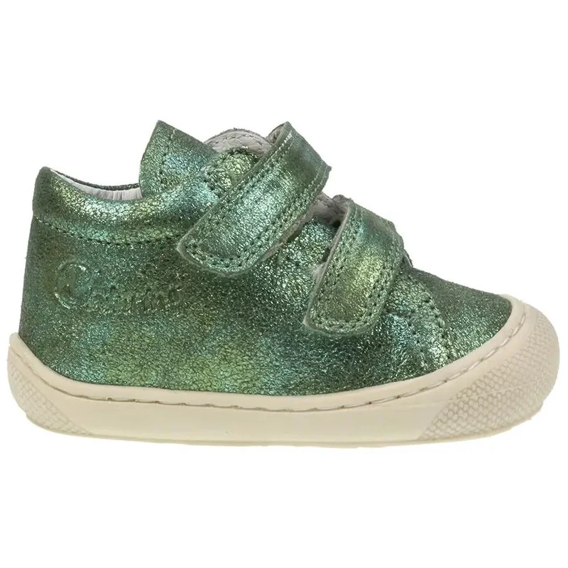 NATURINO Halbschuh 3972 - 9193 - jadegrün - metallic