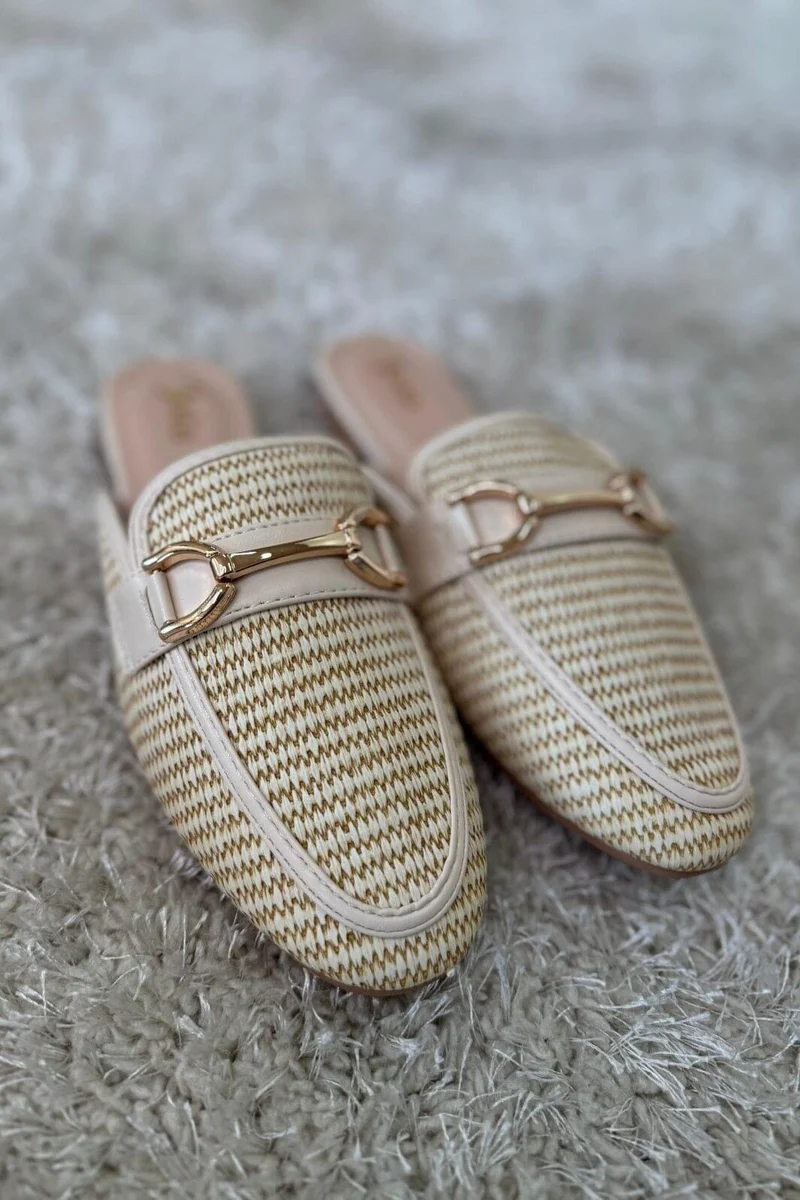 Bloom - Mimosa Mules - Beige