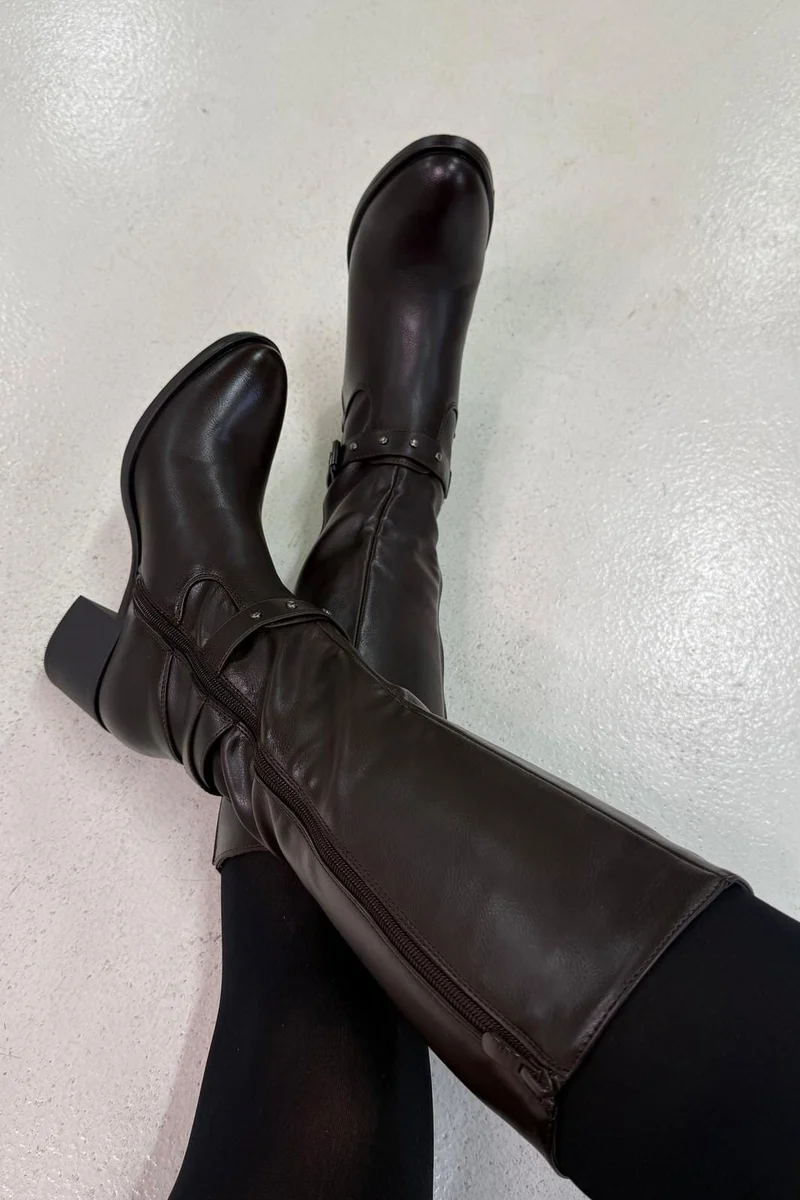 Bloom - Azalieboots - Chocolate