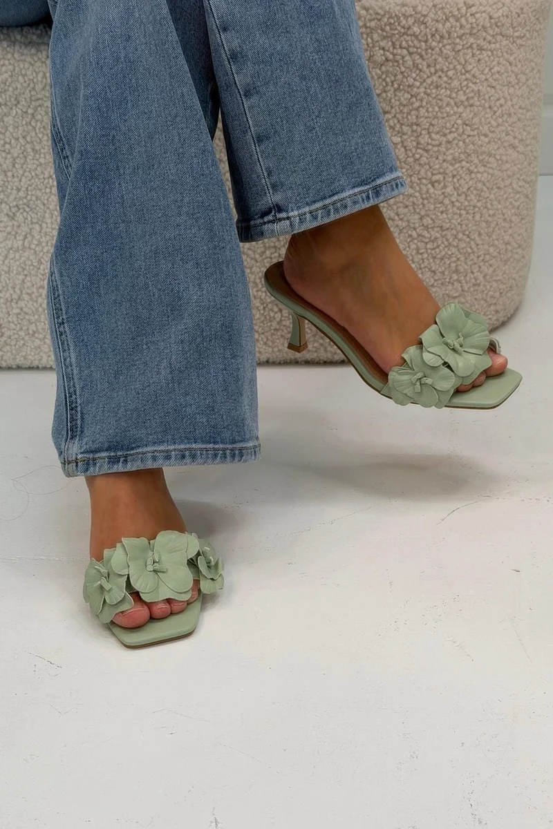 Bloom - Butterfly Weed Sandals - Green