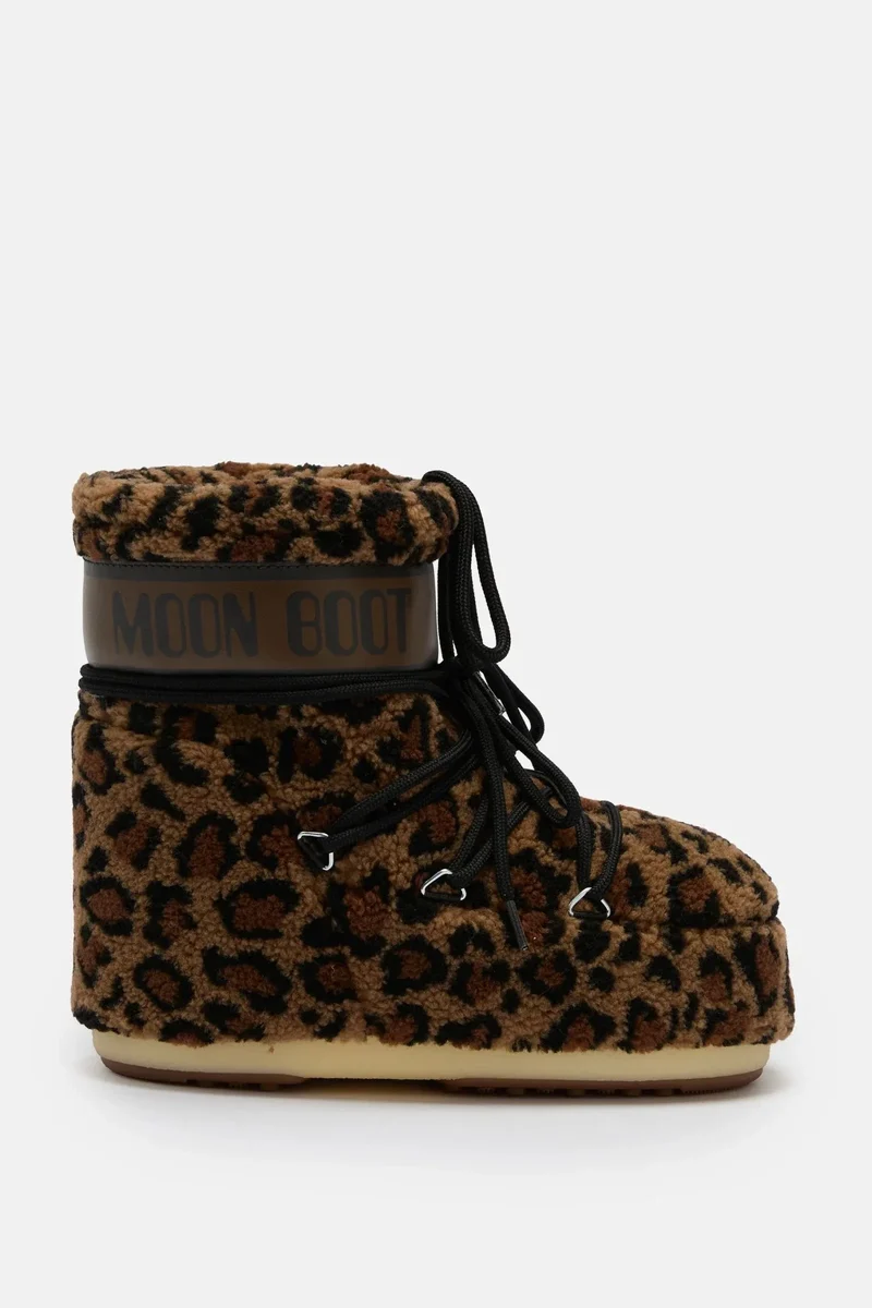 Moon Boot - Mb Icon Low Fleece Leopard80d1409960 - Mm21cognac/Cocoa