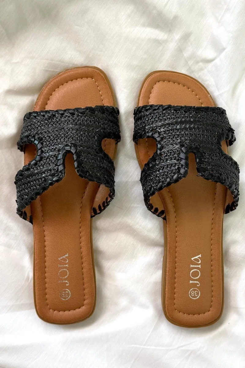 Bloom - Oriana Sandal - Black