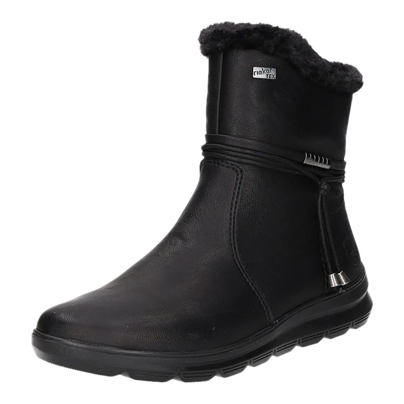 Rieker Schlupf-/Reißverschlußstiefelette Warmfutter bis 35mm Absatz (casual)