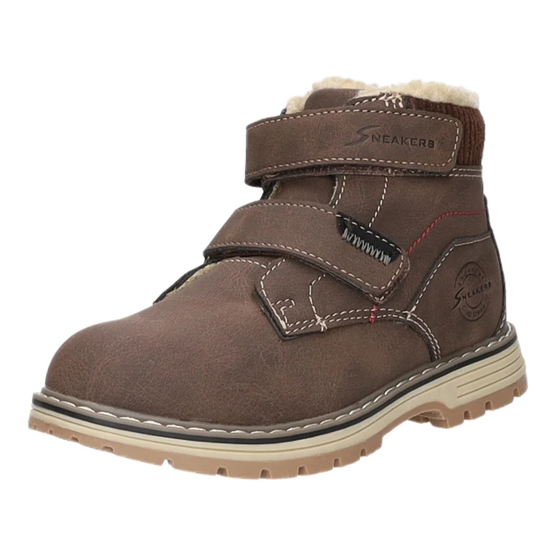 Sneakers Schlupf-/Klettstiefelette Warmfutter