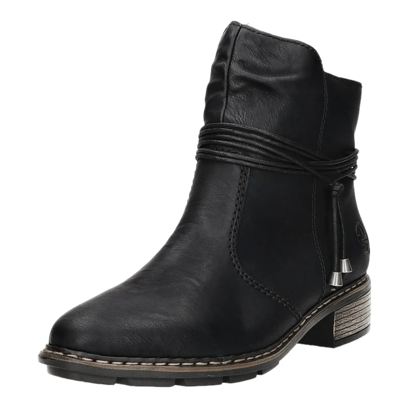 Rieker Schlupf-/Reißverschlußstiefelette Warmfutter bis 35mm Absatz (casual)