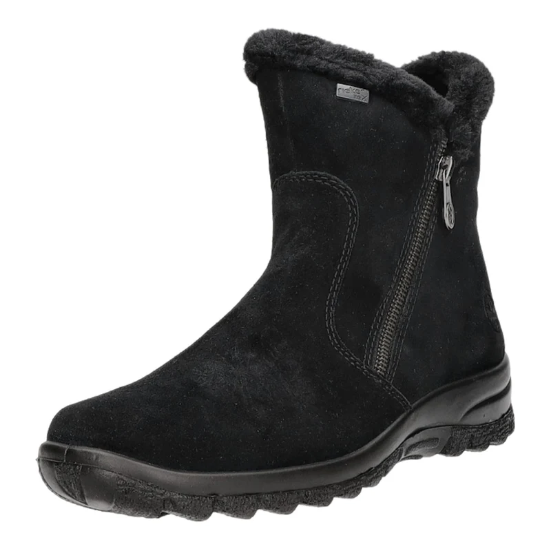 Rieker Schlupf-/Reißverschlußstiefelette Warmfutter bis 35mm Absatz (casual)