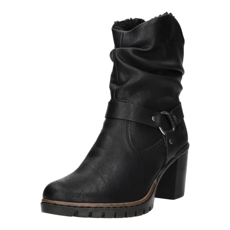 Rieker Schlupf-/Reißverschlußstiefelette Warmfutter ab 35mm Absatz